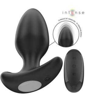 JOEY PLUG PRO Intense - joey plug anale 10 vibrazioni nero telecomando