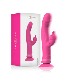 JULIO Vibrador duplo de silicone com função de massagem, 3 motores e 30 modos