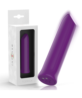 INTENSE  THRILL Dispositivo erótico vibrador, morado y sumergible