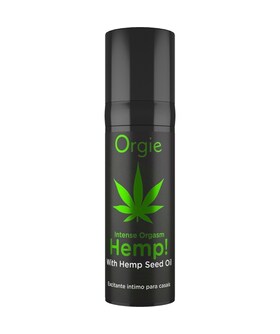 INTENSE ORGASM HEMP! Gel para Orgasmos Intensos com Óleo de Semente de Cânhamo 15 ml