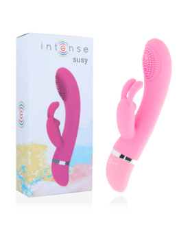 VIBRADOR SUSY Vibrador rabbit flexível com 7 modos de vibração