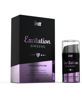 INTT EXCITATION Gel estimulante feminino com ginseng. Aumenta a líbido e o desejo.