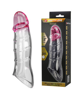 DARNEL Funda de pene transparente realista