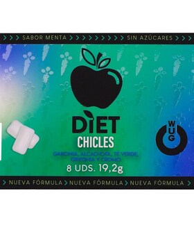 WUG DIET Découvrez notre gomme de plaisir au goût menthe, une petite merveille qui ne se contente p