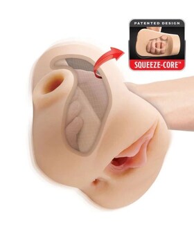 DOUBLE POUNDER Double stimulation avec vibrations et contrôle manuel de la pression