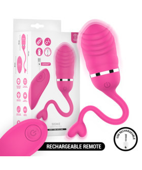 SOOKIE Œuf vibrant avec télécommande sans fil, rechargeable et résistant à l'eau