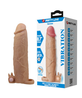XERXES 17 cm de longitud con bala vibradora y lazo testicular