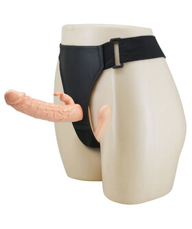 ULTRA BAILE Strap-on oco para dupla penetração com arnês ajustável

Prepara-te para uma experiência a 