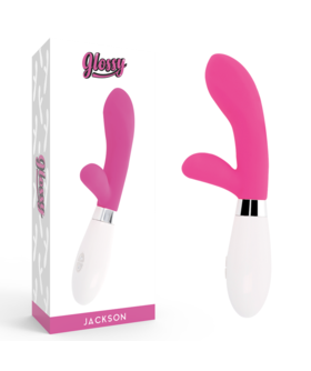 JACKSON PINK Massajador coelhinho de silicone com 10 funções