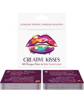 CREATIVE KISSES Discover <strong>The Ultimate Kissing Game</strong>, featuring 101 unique and playful ways