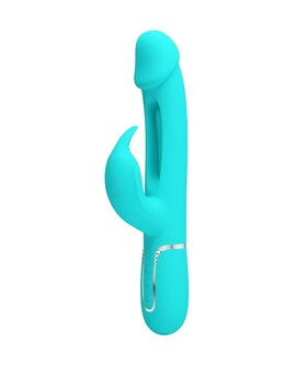 KAMPAS VIBRADOR RABBIT 3 EM 1 Vibrador recarregável para estímulos intensos e variados