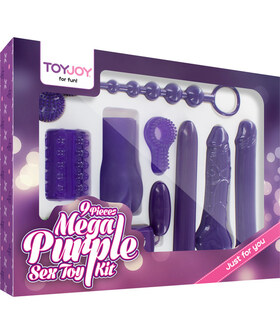 KIT MEGA PURPLE Kit de 9 juguetes sexuales de alta calidad para ambos sexos