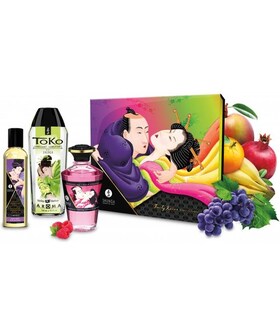 KIT SHUNGA FRUITY KISSES COLLE Kit afrodisiaco per accendere passione e desiderio