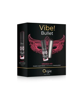 KIT VIBRATORIO VIBE! BULLET Kit vibrante vibe! bullet orgie 15ml