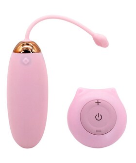 KITTY VIBE EGG Kitty Fun œuf vibrant télécommandé 10 modes de vibrations rose