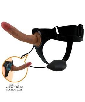 KYTON Arnês universal com dildo ejaculador intercambiável