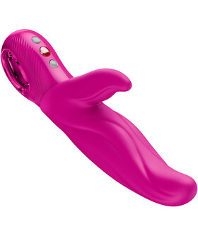LADY BI Descobre o vibrador dual com motores independentes, entrada USB-C e fabricado em silicone 