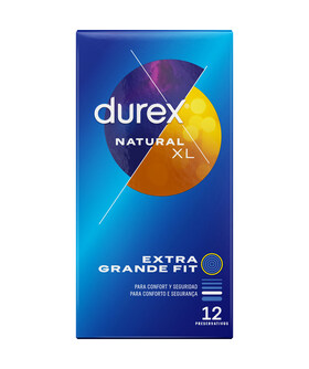DUREX NATURAL XL Los preservativos más grandes de la gama durex
