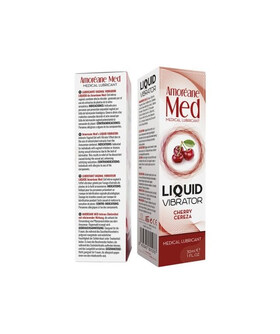 LIQUID VIBRATOR CERISE Lubrificante vibrante com sabores, ideal para estimulação