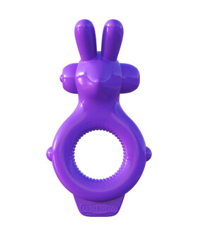 LITH Anneau vibrant pour stimuler le clitoris violet