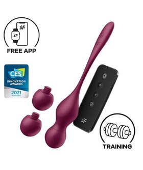 LOVE BIRDS Balles de Kegel ergonomiques vibrantes avec poids et appli