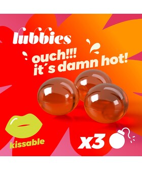 LUBBIES CALOR Billes d'huile chauffante pour intensifier votre plaisir intime