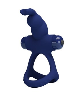 CLIMAX360 Anillo vibrador con 10 funciones, estimula conejito y testículos