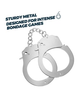 LUST CUFFS Manette regolabili in metallo, sicure e perfette per i tuoi giochi di ruolo.