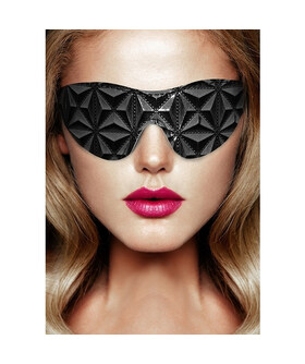 LUXURY EYEMASK Máscara em semi-couro para jogos de papéis, design moderno