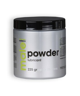 COBECO MALE POWDER Lubrificante em pó que se transforma em gel, perfeito para massagens sensuais.