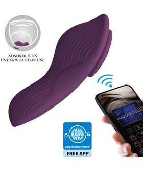 MANE Vibrador com motor duplo, controlo por app e função tapping