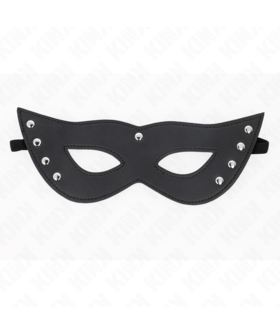MASQUE AVEC 4 RIVETS 28 X 8 Masques et cache-yeux BDSM : élégance et mystère