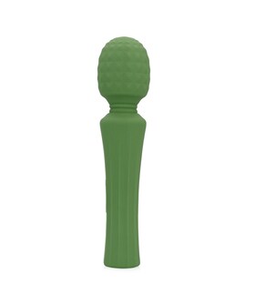 MASSAJADOR OLIVA Massaggiatore vibrante potente, testa flessibile, silicone medicale