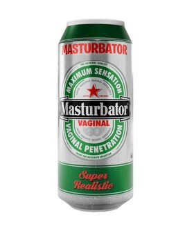 VAGINA LATA BEER Masturbador discreto y realista, con diseño de lata de cerveza