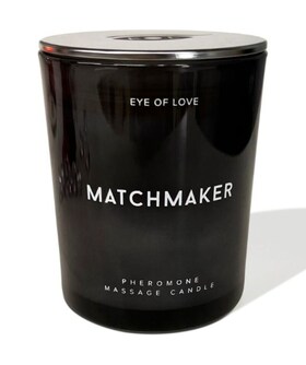MATCHMAKER BLACK DIAMOND VELA Candela da massaggio alle feromoni, con note di cedro, ambra e muschio