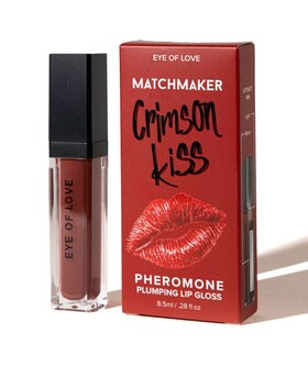 MATCHMAKER CRIMSON KISS Brillo labial rojo con feromonas y efecto volumen