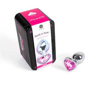 METAL BUTT PLUG Discover the Pink Heart Anal Plug for Blissful Experiences