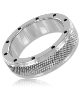 METALHARD ENHANCEMENT Anel de aço com 11 orifícios para potenciar a resistência