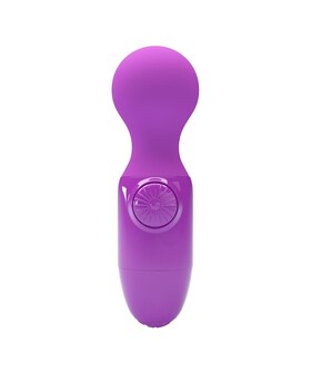 LITTLE CUTE PURPURA Mini massaggiatore potente e compatto in silicone