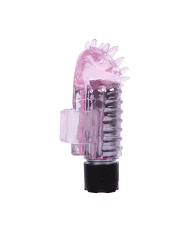 MINI VIBRATOR Vibratore a dito potente in morbido silicone, con batterie facilmente sostituibili
