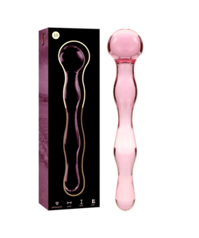 DILDO CRISTAL BOROSILICATO 13 Plug anale in cristallo di alta qualità, lussuoso e sicuro
