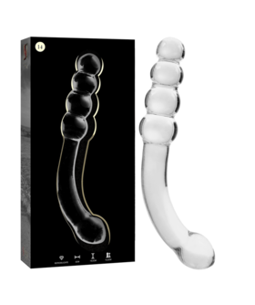 DILDO CRISTAL BOROSILICATO 14 Plug anal de cristal de alta calidad -> plug anal en verre de haute qualité
