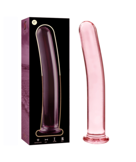 DILDO CRISTAL BOROSILICATO 17 Plug anal en verre, élégant et fonctionnel.