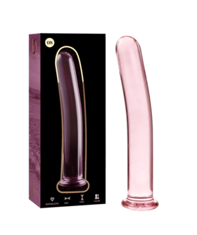 DILDO CRISTAL BOROSILICATO 08 Plug anal de lujo de cristal premiumplug anal de luxe en verre premium