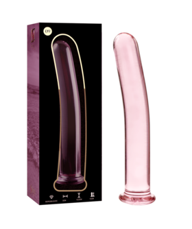 DILDO CRISTAL BOROSILICATO 09 Plug anale in vetro resistente, dal design elegante e sicuro