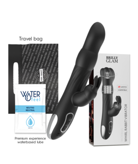 MOEBIUS RABBIT VIBRATOR Vibrador com 10 modos, rotação, à prova de água e recarregável