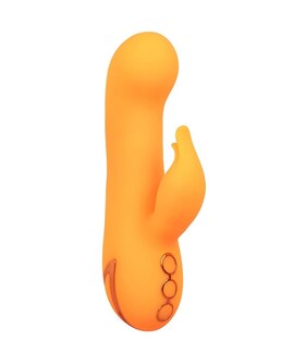 MONTECITO MUSE VIBRADOR COELHO Estimulador duplo vibratório e insuflável, potente e recarregável
