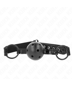 MORDAZA DE BOLA 4.5 CM CON PAT Baillons BDSM : confort, sécurité et style personnalisable