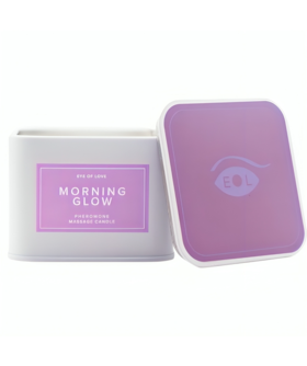 CANDLE MORNING GLOW Candela 3 in 1: olio da massaggio, feromoni e fragranza