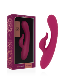 ANUSARA DUAL Vibrador dual em silicone médico, 10 modos, recarregável